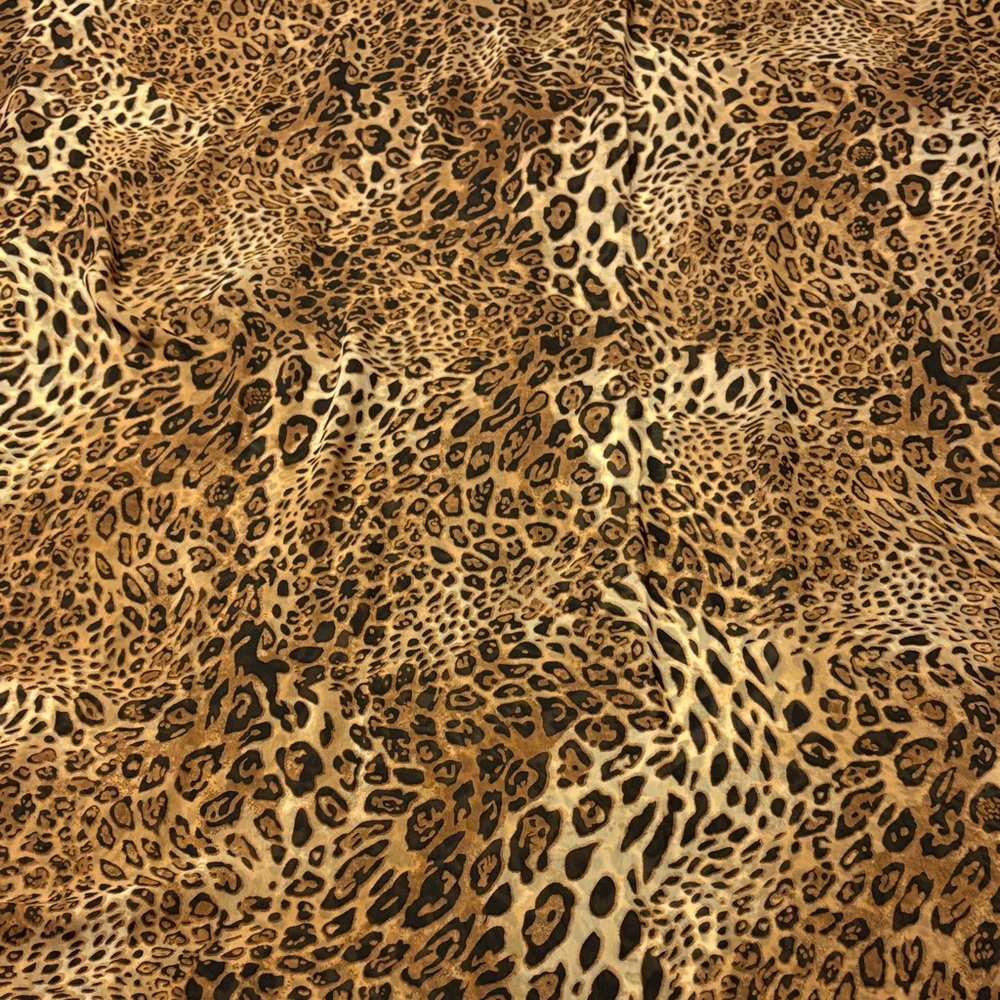 Chico’s Silky Polyester Leopard Print Wrap/Scarf